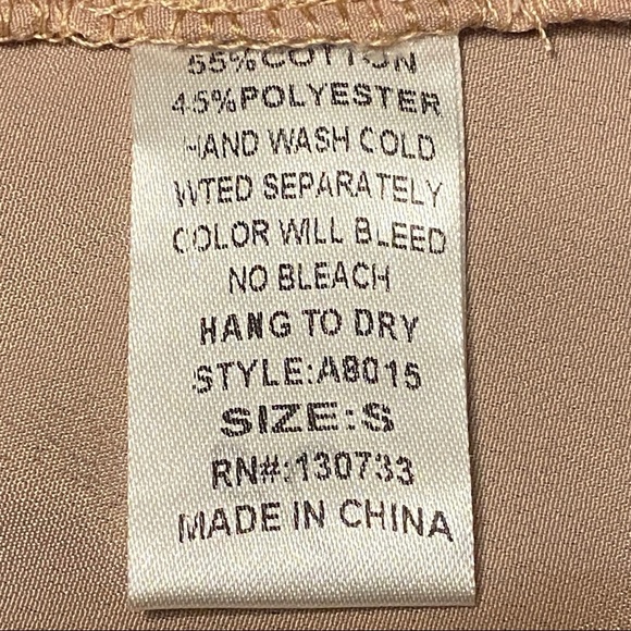 Umgee brown miniskirt silver gold‎ sequins small - Picture 9 of 10